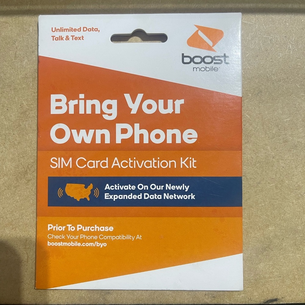 Boost mobile bring your own SIM card activation kit